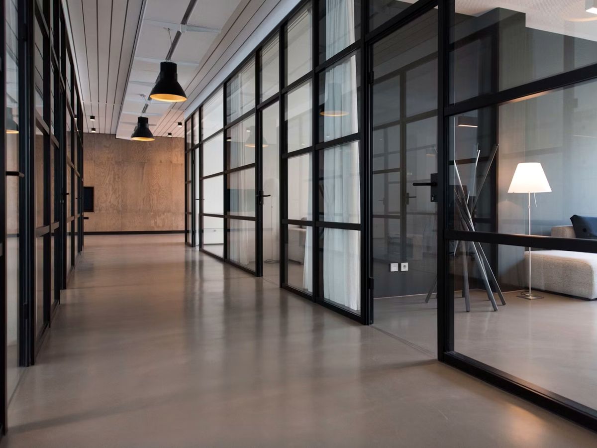 Spatial material planning across connected rooms.